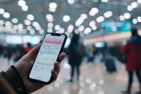 traveler-using-smartphone-stockcake