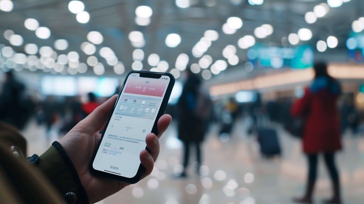 traveler-using-smartphone-stockcake